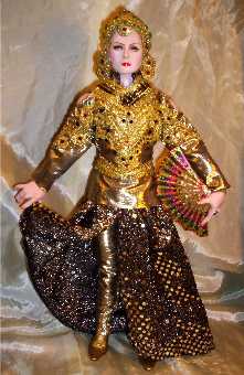 Garbo doll as "Mata Hari" by Alesia