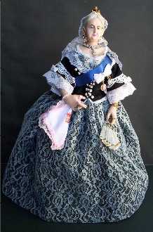 Old Queen Victoria doll by Alesia
