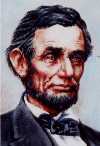 Baltimore Maryland portrait painting from photo of Lincoln