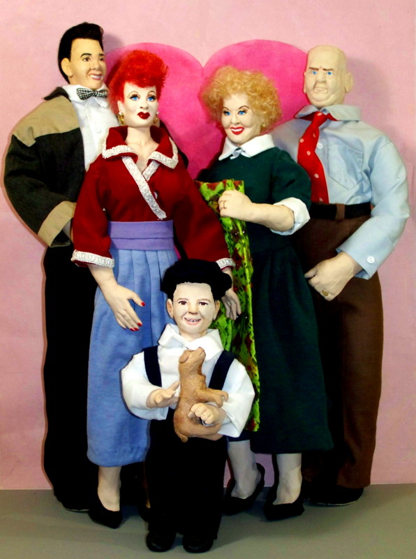 I Love Locy dolls handmade in America by Alesia