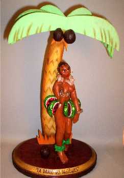 "Danse Des Pasteques" handmade figurine by Alesia